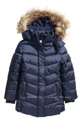 Утепленная зимняя куртка H&M, разм. 8-9 л. , 134 см