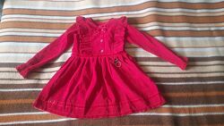 Тепла вельветова сукня для дівчинки Elegance на 4-5 років роз.110 см