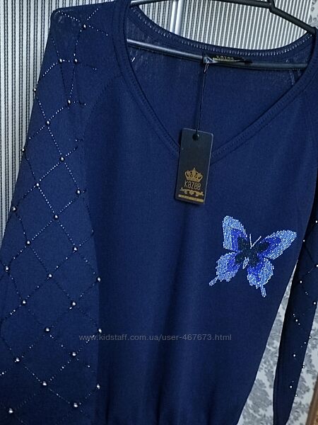 Kazee  Туреччина нова жіноча кофтинка зі стразами 