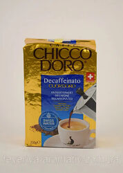 Кава мелена без кофеїну Chicco DOro Decaffeinato 250г Швейцарія