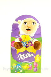 Пасхальний подарунок набір іграшка та солодощі Milka 96г Швейцарія