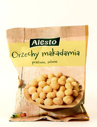 Солоні горішки макадамія Alesto Macadamia gerostet&gesalzen 125г Німеччина