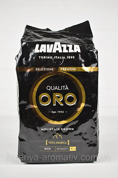 Кава в зернах Lavazza Qualita Oro Mountain Grown 1кг Італія