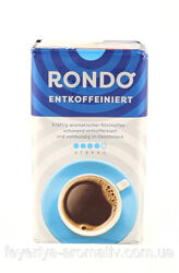 Кава мелена без кофеїну Rostfein Rondo Entkoffeiniert 500 г Німеччина