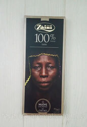 Чорний шоколад Zaini le nuove donne del cacao 100 какао 75г Італія