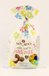 Шоколадні яйця праліне Ovetti Socado асорті 250г Італія
