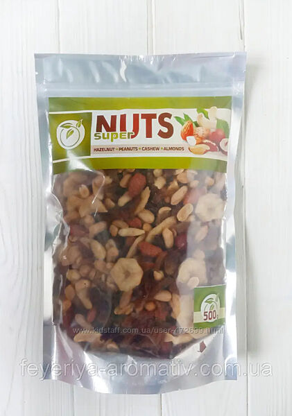 Суміш горіхів і сухофруктів Super Nuts 500g Угорщина