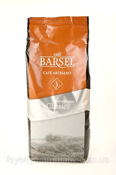 Кава в зернах без кофеїну Barsel Descafeinado Classic 1 кг Іспанія