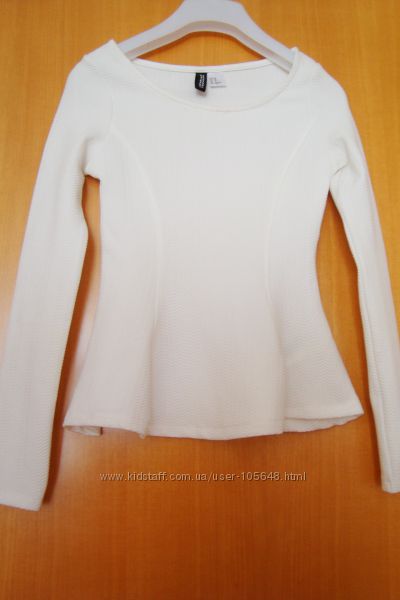 Лонгслив с баской H&M