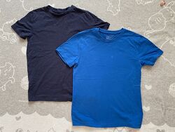 Дві сині футболки Next на 8-9 р, 134 см