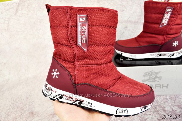 Зимние женские ботинки Situo Snowboot burgundy