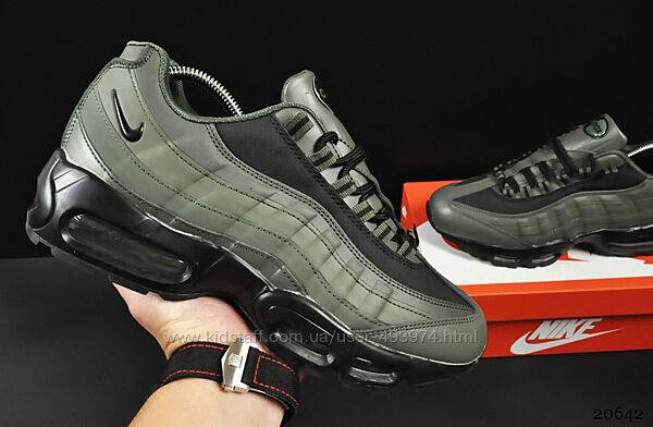 кроссовки Nike Air Max 95 арт 20641 мужские, черные, найк