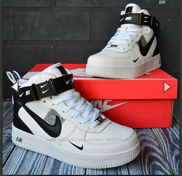 кросівки зимові Nike Air Force High унісекс, найк, зима