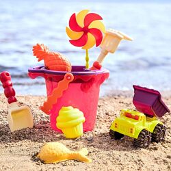 Набор для игры с песком и водой - Ведерце манго 9 предметов