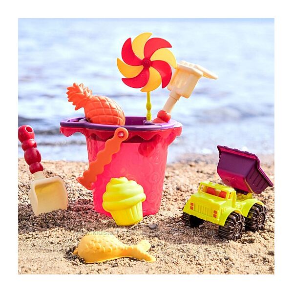 Набор для игры с песком и водой - Ведерце манго 9 предметов