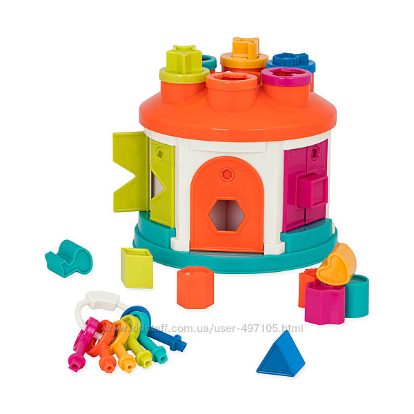 Розвиваюча іграшка-сортер - Розумний будиночок Battat 