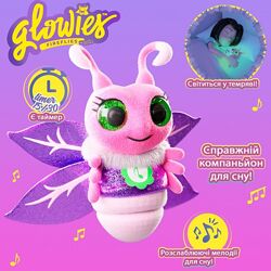 Интерактивная мягкая игрушка Glowies  Розовый светлячок