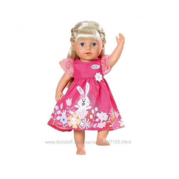 Одежда для куклы Baby Born - Платье с цветами беби борн