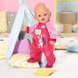 Одежда для куклы Baby Born - Розовый комбинезон беби борн