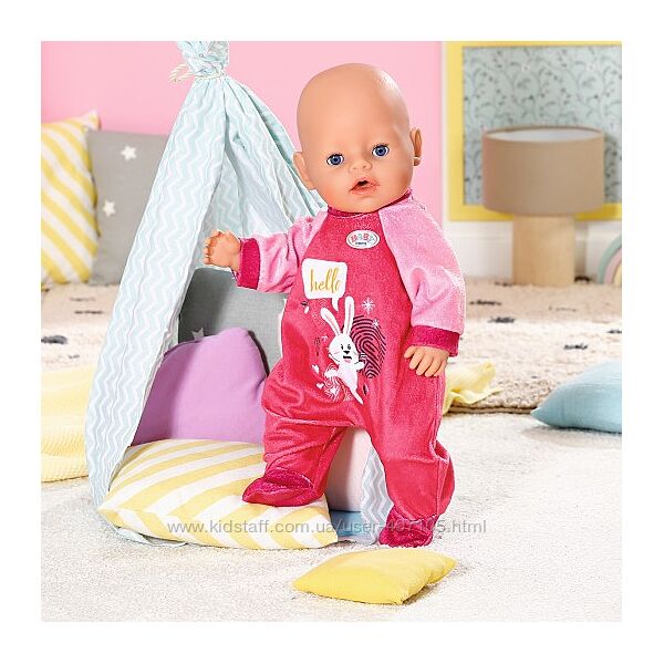 Одежда для куклы Baby Born - Розовый комбинезон беби борн