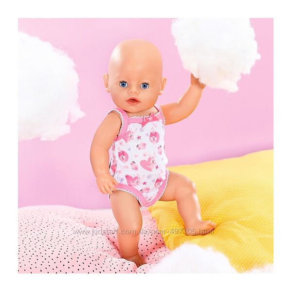 Одежда для куклы Baby Born  Боди с зайкой беби борн