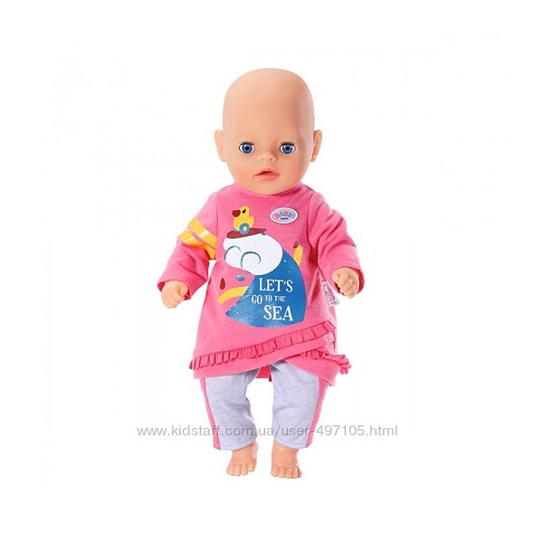 Одежда для куклы Baby Born  Розовый костюмчик 36 см беби борн