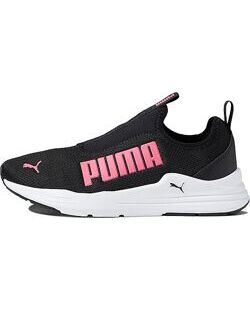  Кроссовки оригинал PUMA Wired Run Rapid Slip-On Black/Sunset Pink