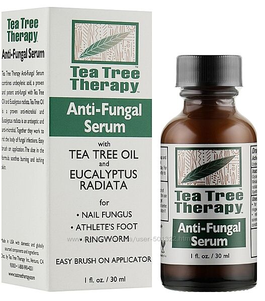 Противогрибковая сыворотка для ногтей и кожи Tea Tree Therapy США