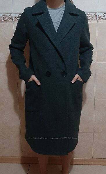 Пальто женское оверсайз размер С 44 
