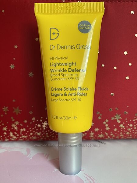 Dr. dennis gross sunscreen spf 30 сонцезахист для обличчя