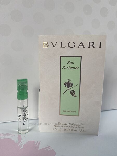Bvlgari eau parfumee au the vert eau de cologne 1.5ml