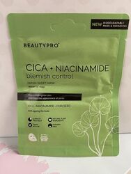 Тканинна маска для обличчя beautypro cica  niacinamide face mask
