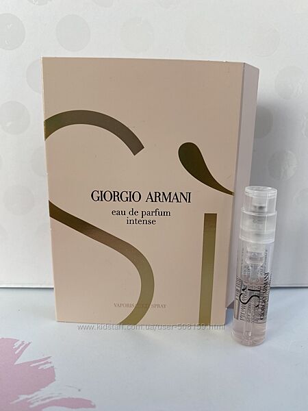 Giorgio armani si intense eau de parfum 1,2ml