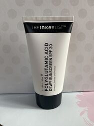 Оригінал зволожуючий сонцезахисний крем inkey list polyglutamic acid dewy s