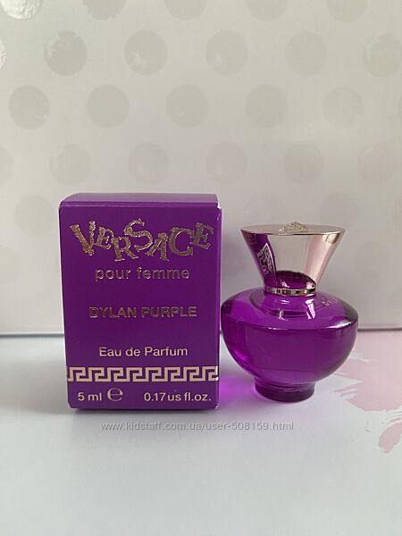 Versace dylan purple pour femme мініатюра edp. 5ml