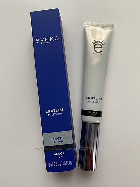 Оригінал туш для вій eyeko limitless lengthening mascara