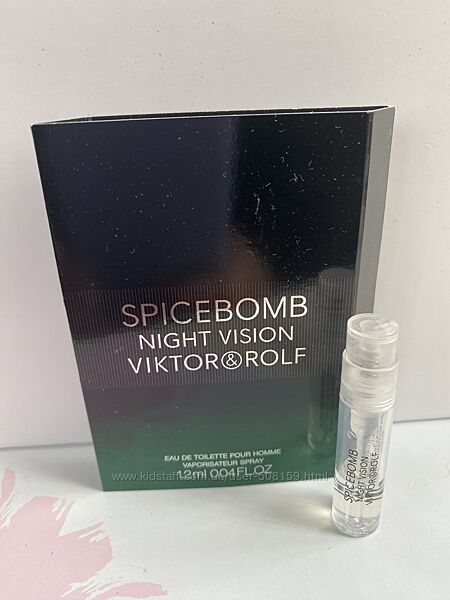 Viktor & rolf spicebomb night vision edt. пробник 1,2мл оригінал