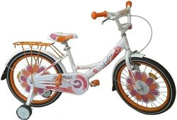 Велосипед 20 50 см Ardis Lillies білий/помаранчевий  