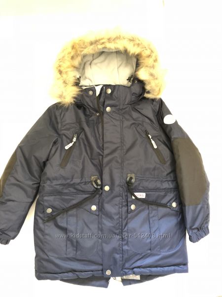 Зимняя термо-куртка Парка Мальчик р 128-134