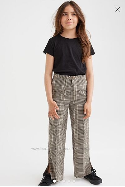 Широкі стильні штани брюки для дівчинки 
