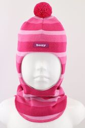 Шапка шлем  демисезонная для девочек Beezy модель  Полли