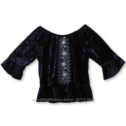 Нова велюрова кофтинка з вишивкою