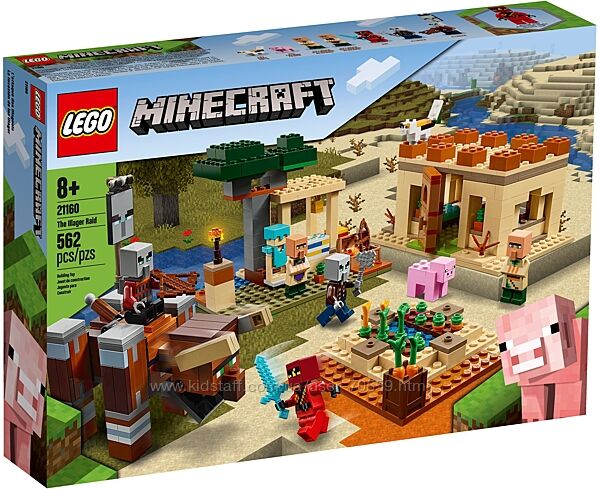 Lego Minecraft 21160 Напад шкіднеків