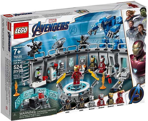Lego Super Heroes 76125 Лаборатория Железного Человека