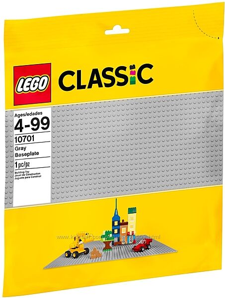 LEGO 10701 48x48 Grey Baseplate