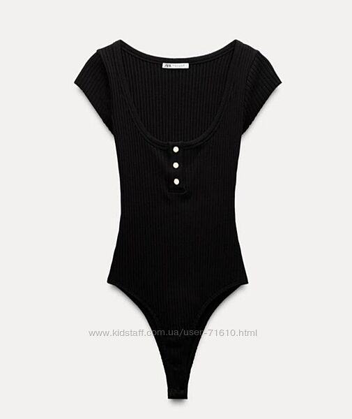 Zara боді в рубчик , розміри