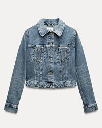 Zara, джинсова куртка, розмір М