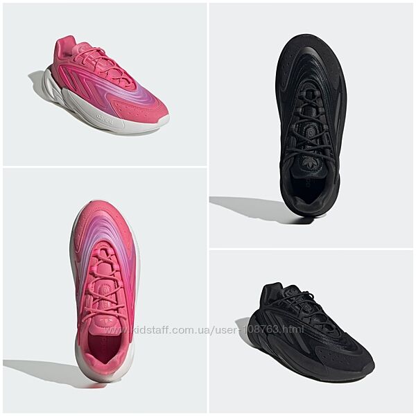 Кросівки Adidas, колір чорний та рожевий оригінал