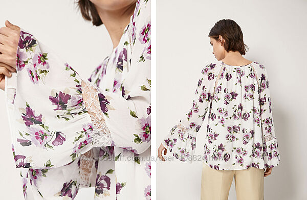 Дуже ніжна блуза Massimo Dutti, розмір S, віскоза
