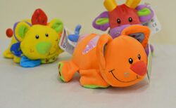 Новые Мягкие развивающие игрушки Tolo Toy. от 0мес. Тигренок и Львенок. 